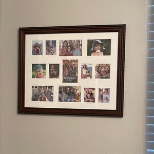 Great Condition GENERATIONS 16” x 20” Collage Wall Picture Frame 13 Openings